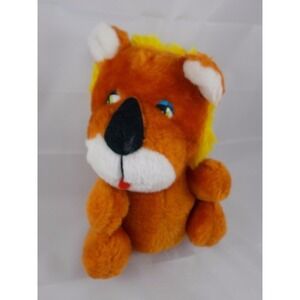 Hi Lo Imports Lion Plush 7.5 Inch Vintage 1982 Stuffed Animal toy